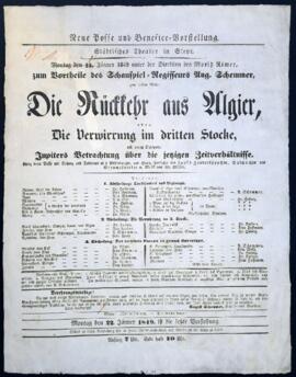 Die Rückkehr aus Algier (15.1.1849)