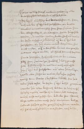 Antwortschreiben von Georg Taubenrack an die Stadt Steyr (11.06.1609)