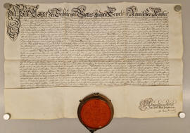 Kaiser Karl bestätigt alle Privilegien der Stadt Steyr (Wien, 1713)