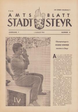 Amtsblatt Jg. 4/Nr. 8: August 1961