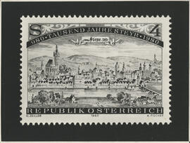 Foto der Briefmarke "Tausend Jahre Steyr" (1980)