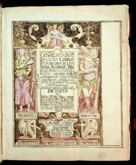 Weiss, P. Matheus: Commentarius in octo libris physicorum qua tuor de coelis, item duos de genera...