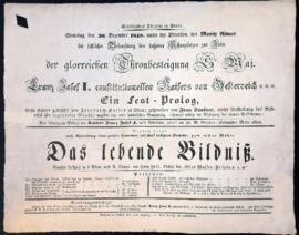 Das lebende Bildniß (30.12.1848)