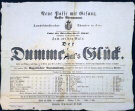 Der Dumme hats Glück (Linz, 10.10.1850)