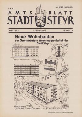 Amtsblatt Jg. 3/Nr. 8: August 1960