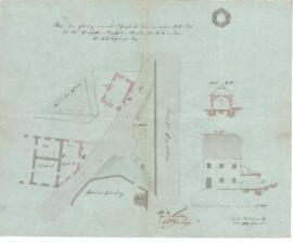Ahlschmiedberg 2, 4 / Sierninger Straße 111a: Anbau und ein Stall, Plan von Zimmermeister Karl St...