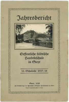 Jahresbericht 10. Schuljahr (1927/1928)