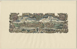 Kupferstich-Nachdruck, koloriert, von Morzer (um 1700)