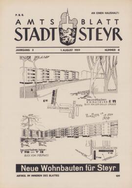 Amtsblatt Jg. 2/Nr. 8: August 1959