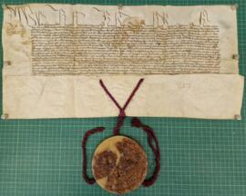 Kaiser Friedrich III. best&auml;tigt die Handwerksordnung (1464)