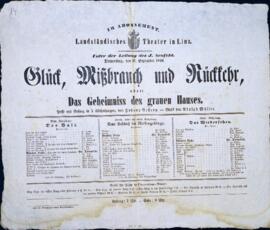Glück, Mißbrauch und Rückkehr, oder: Das Geheimnis des grauen Hauses (Linz, 17.9.1846)