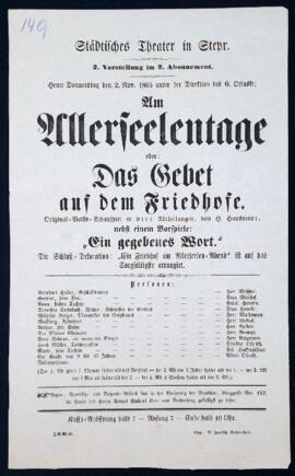Am Allerseelentage (2.11.1865)