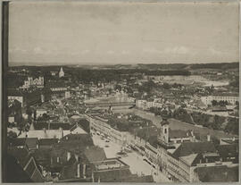 Foto Stadtplatz von oben (um 1902?)