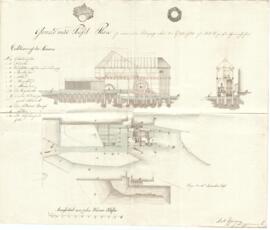 Ortskai 1: Errichtung einer Wasserkraftanlage bei der Spitalmühle, Plan von Sebastian Pühringer (...