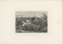 Stahlstich "Das Stift Garsten bei Steyer" (1842)