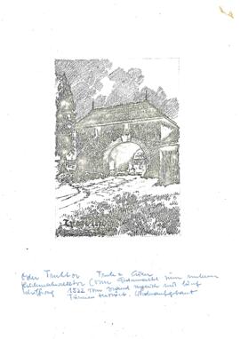 Skizzen von Stadttoren