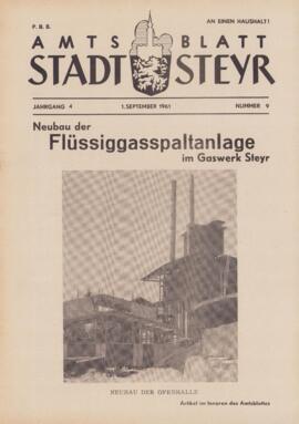 Amtsblatt Jg. 4/Nr. 9: September 1961