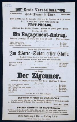 Ein Engagement-Antrag (29.11.1867)