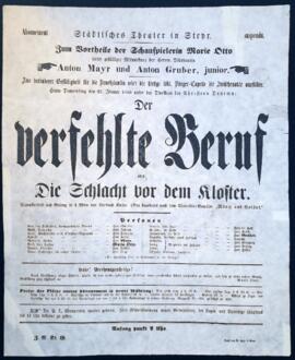 Der verfehlte Beruf (27.1.1859)