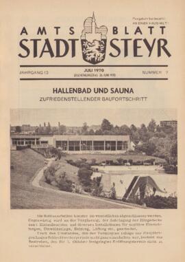 Amtsblatt Jg. 13/Nr. 7: Juli 1970