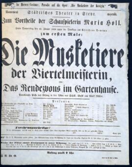 Die Musketiere der Viertelmeisterin (13.1.1859)