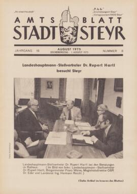 Amtsblatt Jg. 18/Nr. 8: August 1975