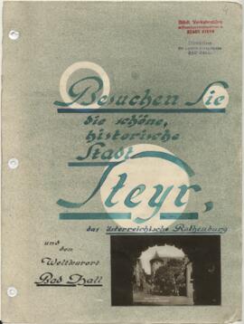 Werbemappe Steyr-Bad Hall (1933/1934)