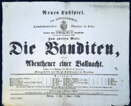 Die Banditen, oder: Abentheuer einer Ballnacht (Linz, 18.12.1847)