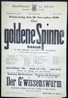 Die goldene Spinne (26.11.1896)