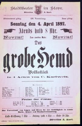 Das grobe Hemd (4.4.1897)