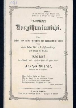 Dramatisches Vergißmeinnicht (1867)