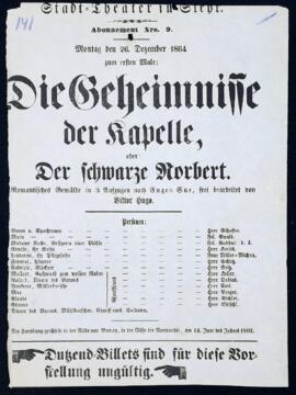 Die Geheimnisse der Kapelle (26.12.1864)