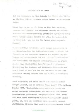 Das Jahr 1938 in Steyr