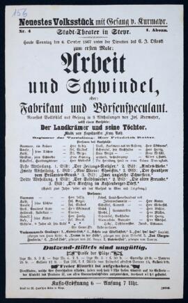 Arbeit und Schwindel (6.10.1867)