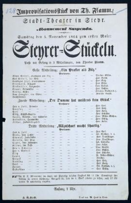 Steyrer-Stückeln (5.11.1864)