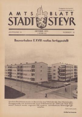 Amtsblatt Jg. 14/Nr. 10: Oktober 1971