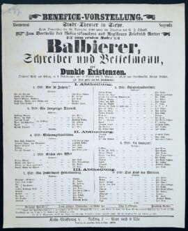 Balbierer, Schreiber und Zettelmann (26.11.1868)