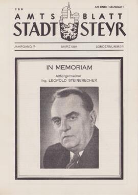 Amtsblatt Jg. 7/Sondernummer: März 1964