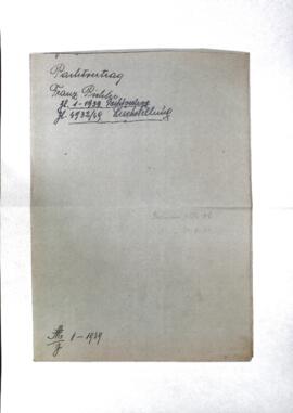 Mietvertrag zw. Franz Pichler, Eigent&uuml;mer der Synagoge, und der Stadt Steyr (1939-1950)