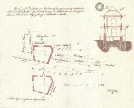 Wehrgrabengasse 6: Einreichplan Errichtung einer gemauerten Schleifwerkstätte, Plan von Smitriche...
