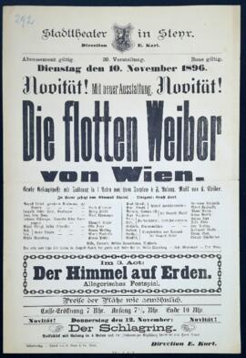 Die flotten Weiber (10.11.1896)