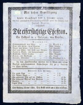 Die eifersüchtige Ehefrau (3.1.1824)