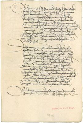 Befehl der Stadt an den Waagmeister zur Abtragung von Eisen für die Landschmiede (29.11.1549)