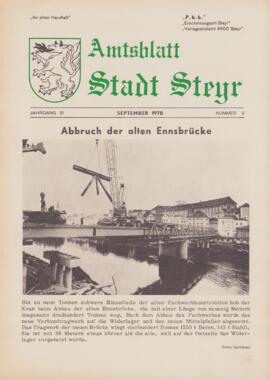 Amtsblatt Jg. 21/Nr. 9: September 1978