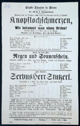 Knopflochschmerzen (12.10.1868)