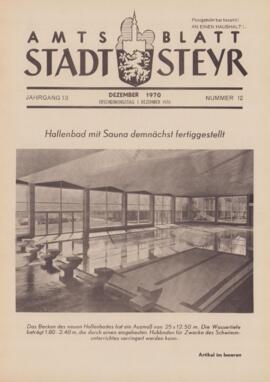Amtsblatt Jg. 13/Nr. 12: Dezember 1970