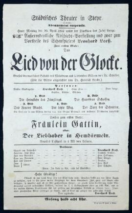 Lied von der Glocke (20.4.1857)