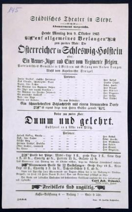 Österreicher in Schleswig-Holstein (9.10.1865)