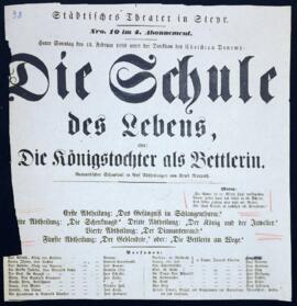 Die Schule des Lebens (13.2.1859)