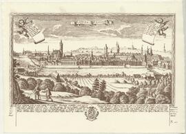 Stadtansicht "Styra. Steyer" (um 1740)